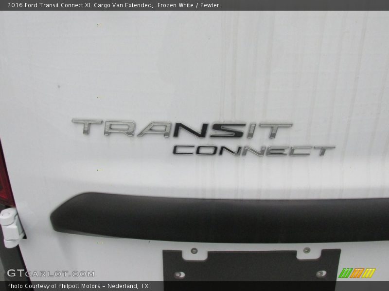 Frozen White / Pewter 2016 Ford Transit Connect XL Cargo Van Extended