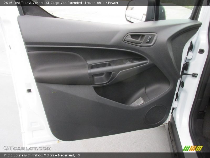 Frozen White / Pewter 2016 Ford Transit Connect XL Cargo Van Extended