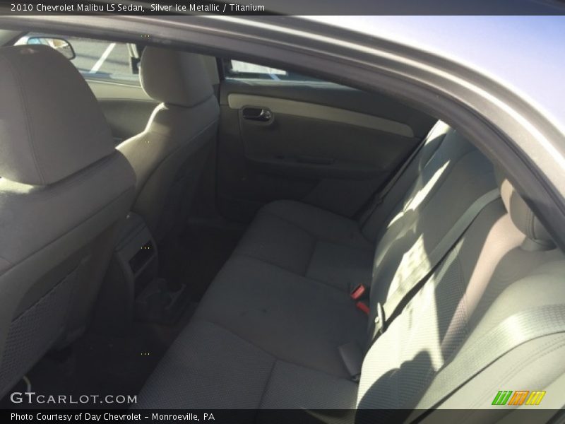 Silver Ice Metallic / Titanium 2010 Chevrolet Malibu LS Sedan