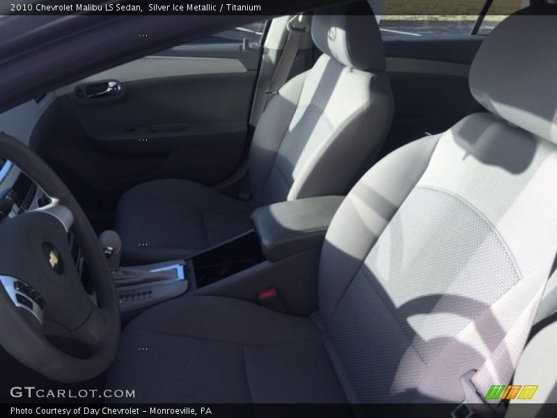 Silver Ice Metallic / Titanium 2010 Chevrolet Malibu LS Sedan