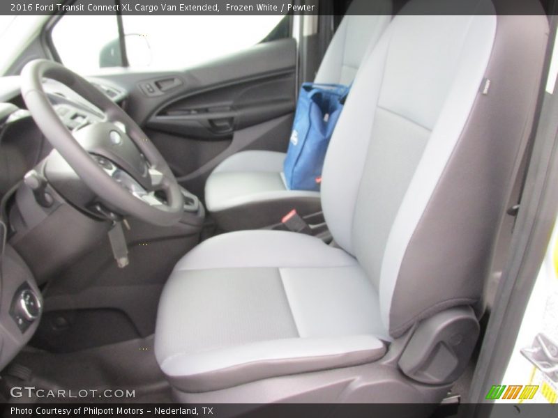 Front Seat of 2016 Transit Connect XL Cargo Van Extended