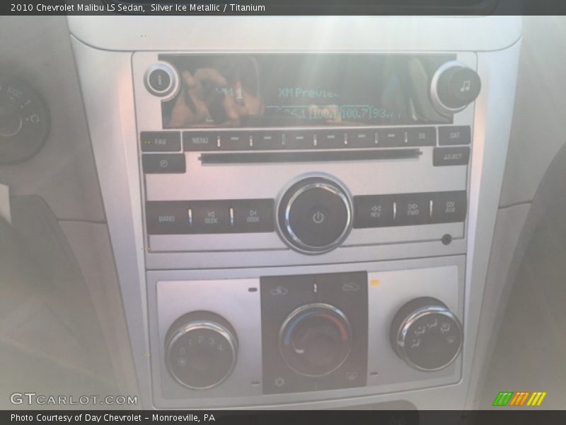 Silver Ice Metallic / Titanium 2010 Chevrolet Malibu LS Sedan
