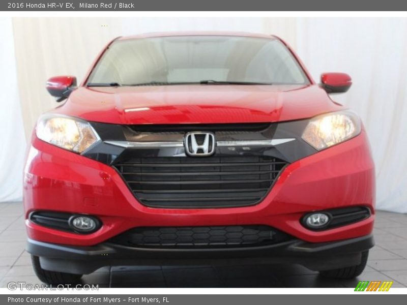 Milano Red / Black 2016 Honda HR-V EX