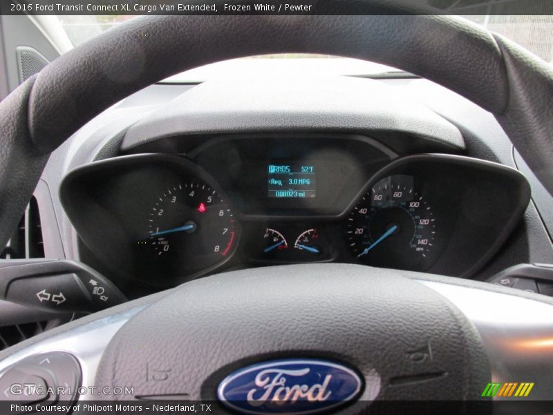 Frozen White / Pewter 2016 Ford Transit Connect XL Cargo Van Extended