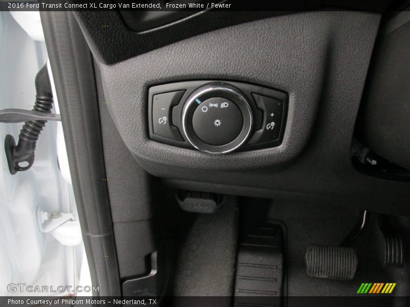 Frozen White / Pewter 2016 Ford Transit Connect XL Cargo Van Extended
