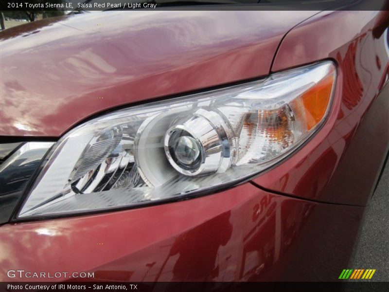 Salsa Red Pearl / Light Gray 2014 Toyota Sienna LE