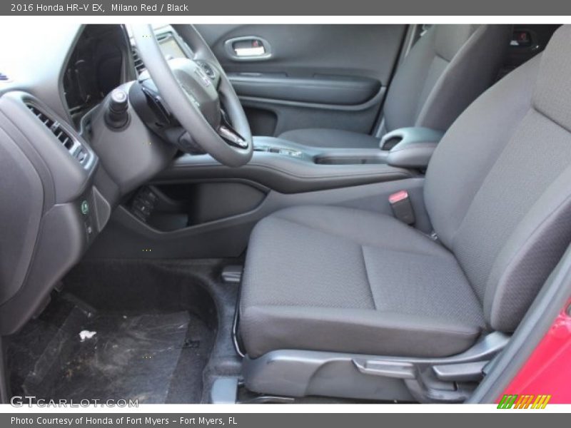 Milano Red / Black 2016 Honda HR-V EX