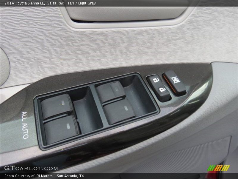 Salsa Red Pearl / Light Gray 2014 Toyota Sienna LE
