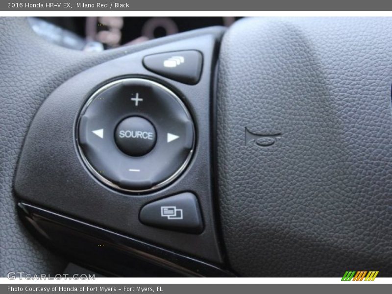 Milano Red / Black 2016 Honda HR-V EX