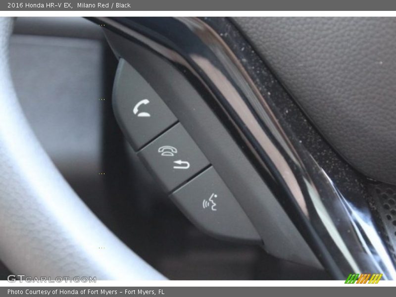 Milano Red / Black 2016 Honda HR-V EX