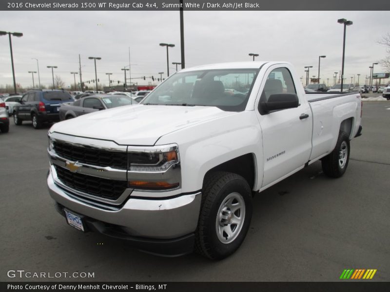 Summit White / Dark Ash/Jet Black 2016 Chevrolet Silverado 1500 WT Regular Cab 4x4