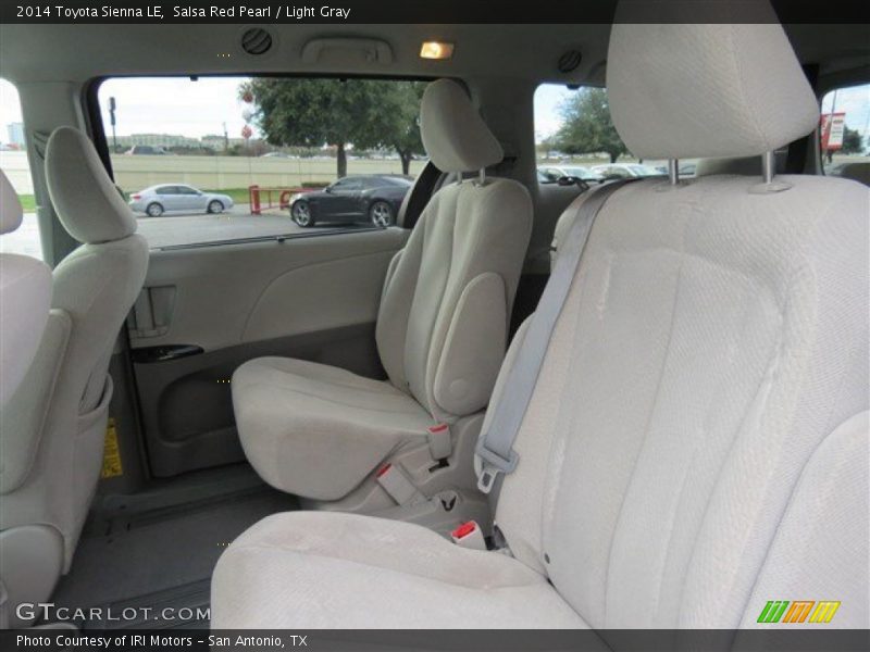 Salsa Red Pearl / Light Gray 2014 Toyota Sienna LE