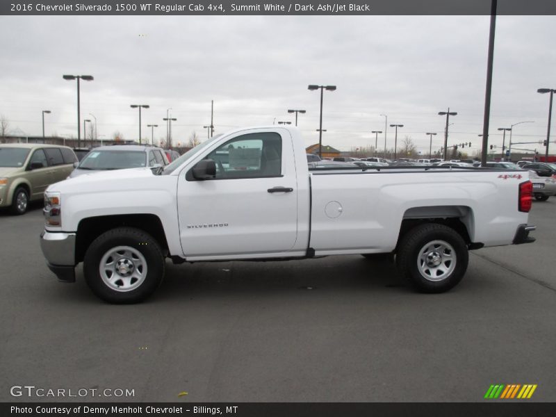Summit White / Dark Ash/Jet Black 2016 Chevrolet Silverado 1500 WT Regular Cab 4x4