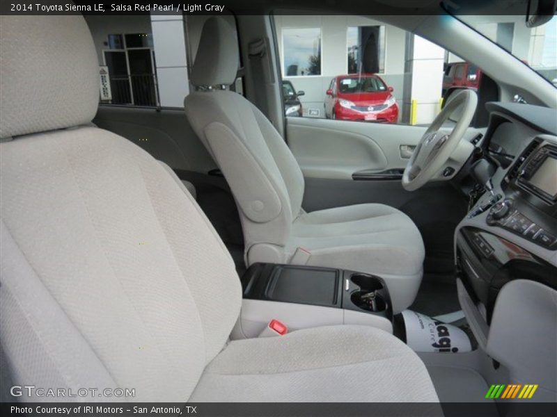 Salsa Red Pearl / Light Gray 2014 Toyota Sienna LE