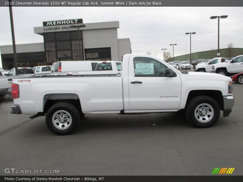 Summit White / Dark Ash/Jet Black 2016 Chevrolet Silverado 1500 WT Regular Cab 4x4