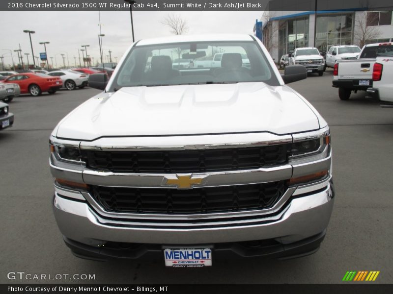 Summit White / Dark Ash/Jet Black 2016 Chevrolet Silverado 1500 WT Regular Cab 4x4