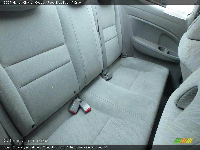 Royal Blue Pearl / Gray 2007 Honda Civic LX Coupe