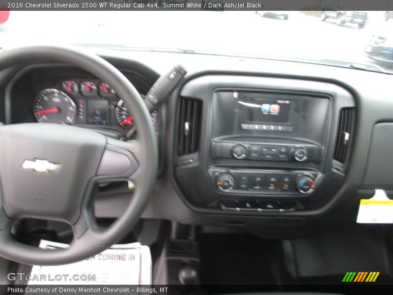Summit White / Dark Ash/Jet Black 2016 Chevrolet Silverado 1500 WT Regular Cab 4x4