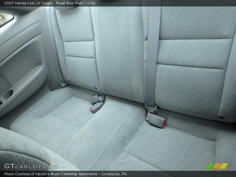 Royal Blue Pearl / Gray 2007 Honda Civic LX Coupe