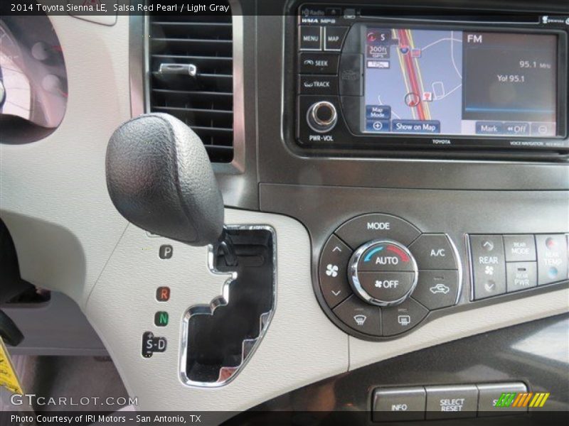Salsa Red Pearl / Light Gray 2014 Toyota Sienna LE