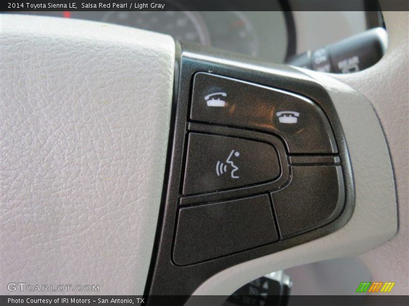 Salsa Red Pearl / Light Gray 2014 Toyota Sienna LE