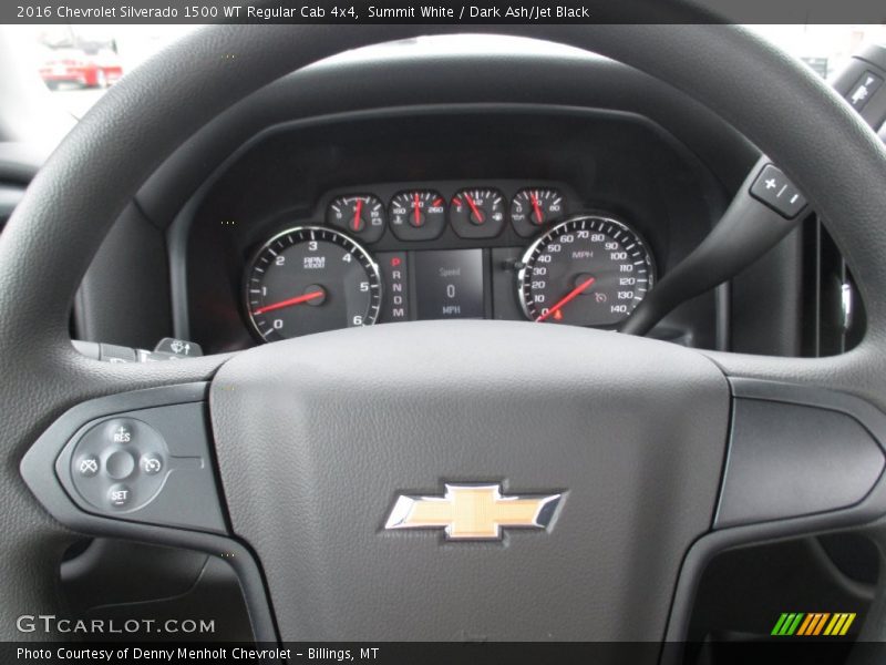 Summit White / Dark Ash/Jet Black 2016 Chevrolet Silverado 1500 WT Regular Cab 4x4