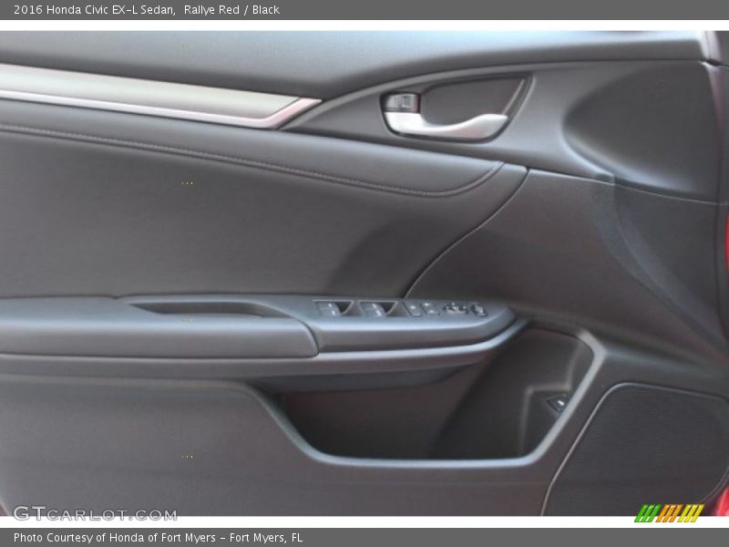 Rallye Red / Black 2016 Honda Civic EX-L Sedan