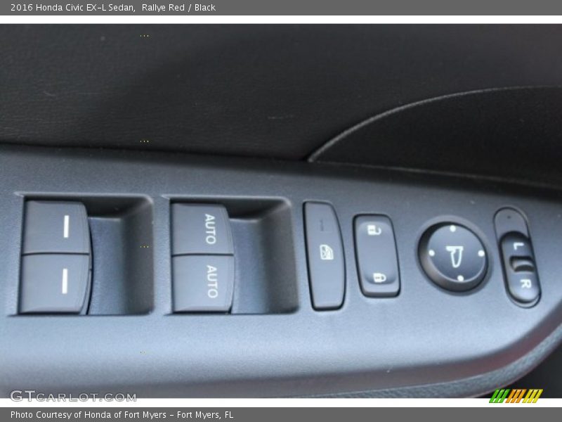 Rallye Red / Black 2016 Honda Civic EX-L Sedan