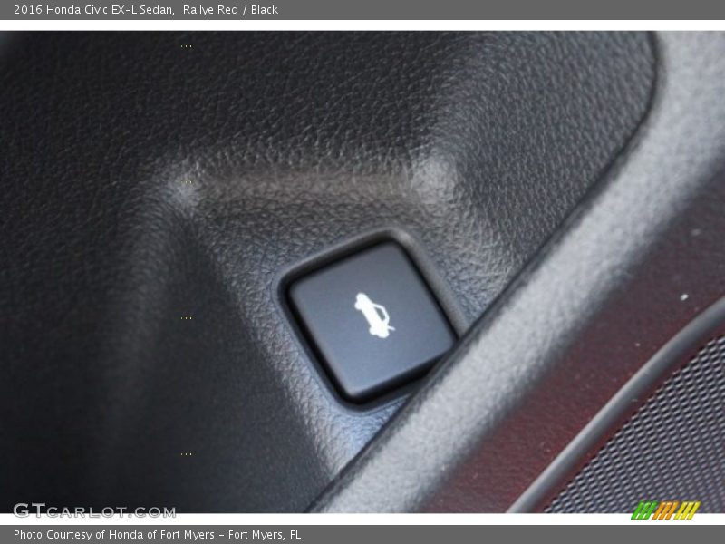 Rallye Red / Black 2016 Honda Civic EX-L Sedan