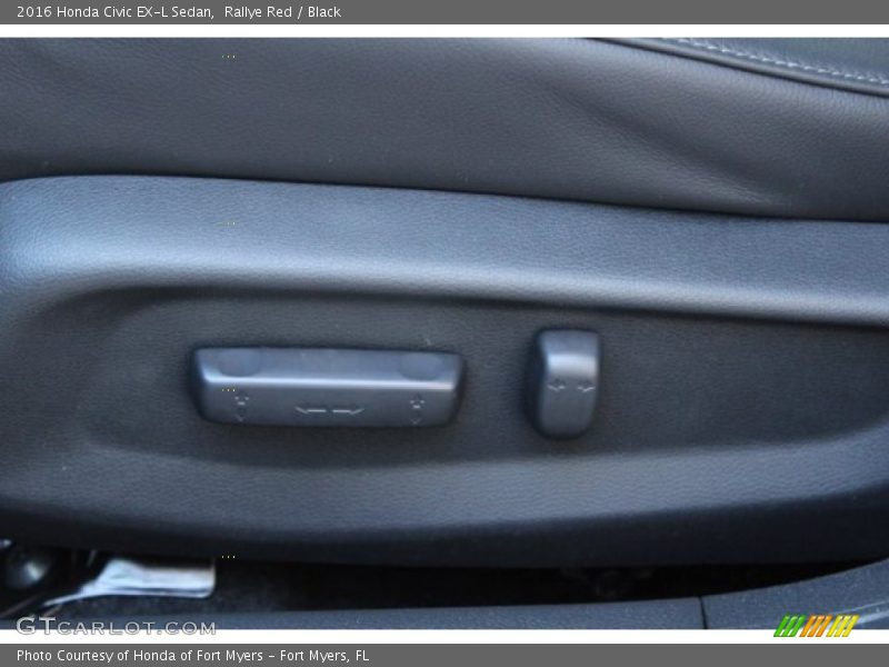 Rallye Red / Black 2016 Honda Civic EX-L Sedan
