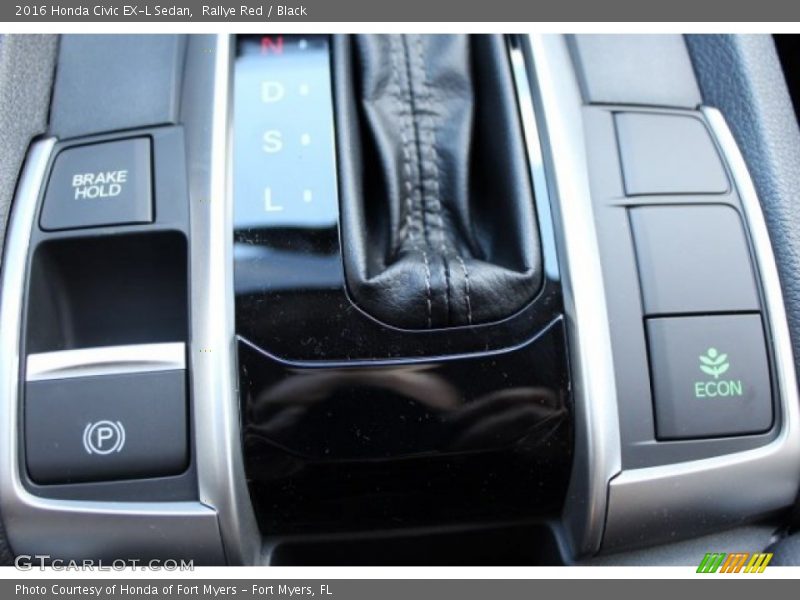 Rallye Red / Black 2016 Honda Civic EX-L Sedan