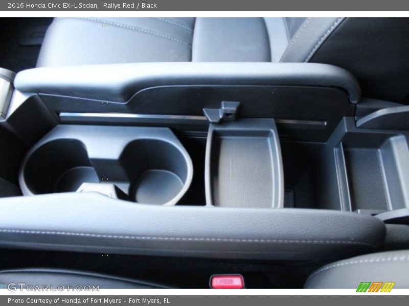 Rallye Red / Black 2016 Honda Civic EX-L Sedan