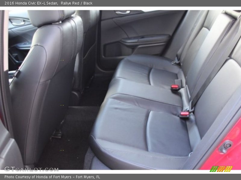 Rallye Red / Black 2016 Honda Civic EX-L Sedan