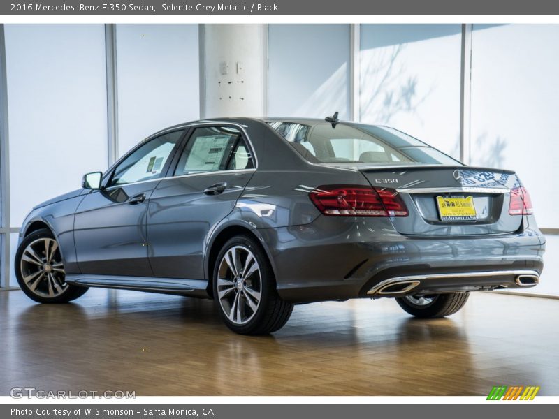 Selenite Grey Metallic / Black 2016 Mercedes-Benz E 350 Sedan