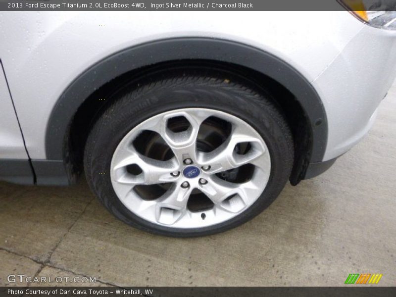 Ingot Silver Metallic / Charcoal Black 2013 Ford Escape Titanium 2.0L EcoBoost 4WD