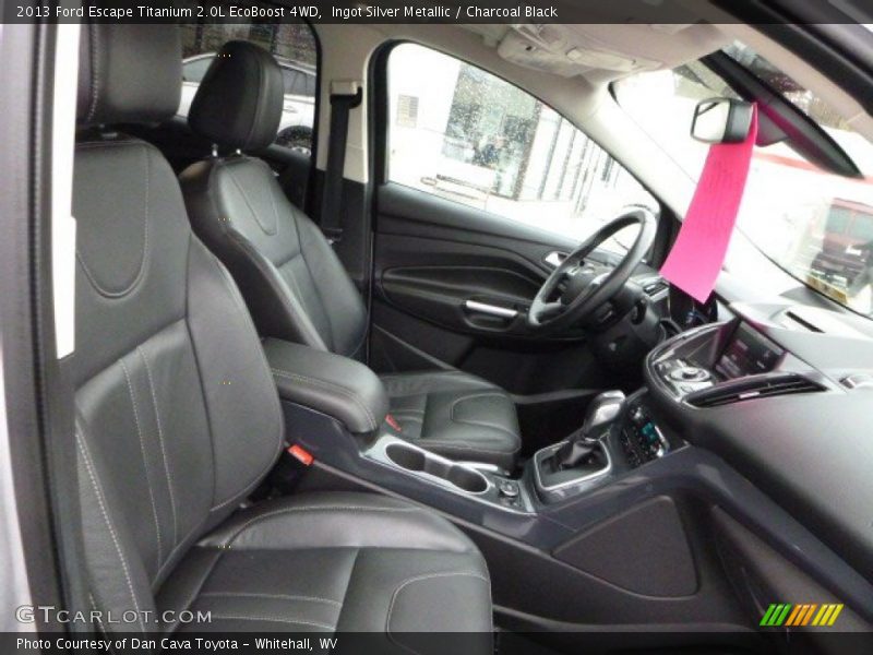 Ingot Silver Metallic / Charcoal Black 2013 Ford Escape Titanium 2.0L EcoBoost 4WD