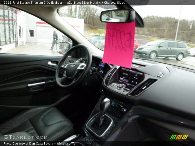 Ingot Silver Metallic / Charcoal Black 2013 Ford Escape Titanium 2.0L EcoBoost 4WD