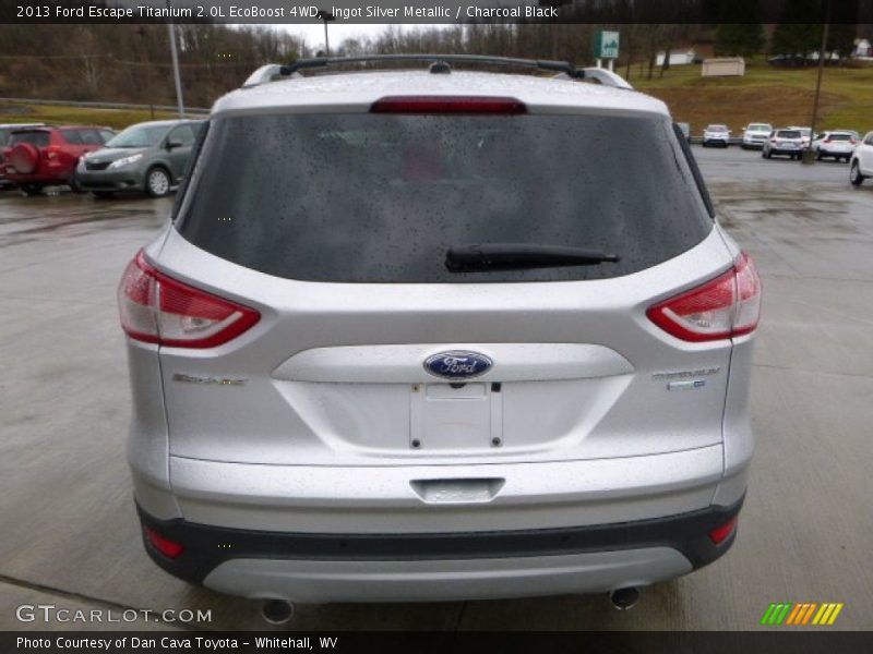 Ingot Silver Metallic / Charcoal Black 2013 Ford Escape Titanium 2.0L EcoBoost 4WD
