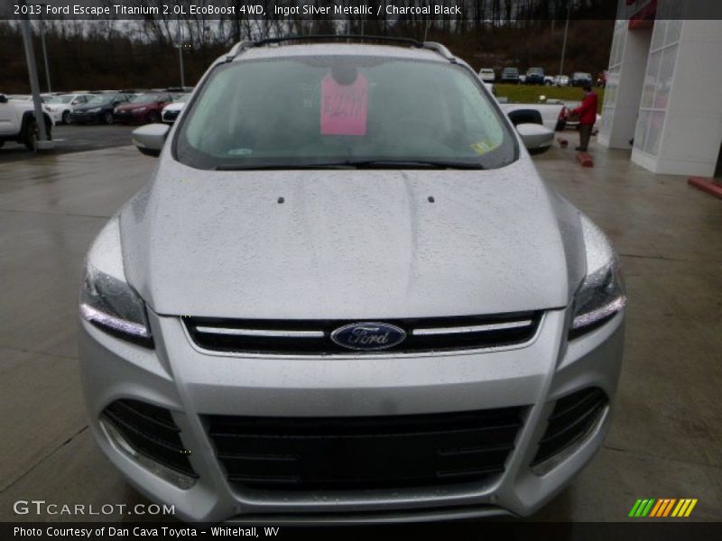 Ingot Silver Metallic / Charcoal Black 2013 Ford Escape Titanium 2.0L EcoBoost 4WD