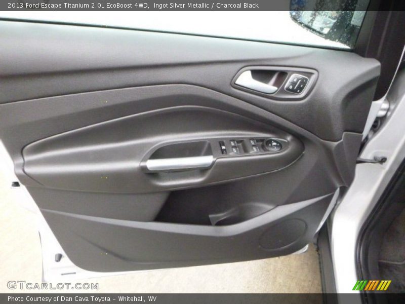 Ingot Silver Metallic / Charcoal Black 2013 Ford Escape Titanium 2.0L EcoBoost 4WD
