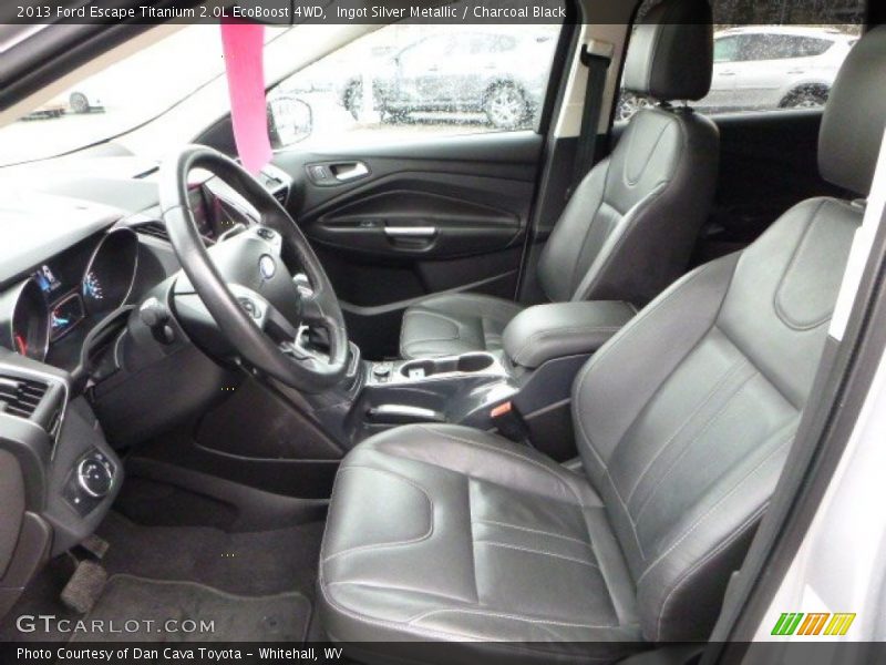 Ingot Silver Metallic / Charcoal Black 2013 Ford Escape Titanium 2.0L EcoBoost 4WD