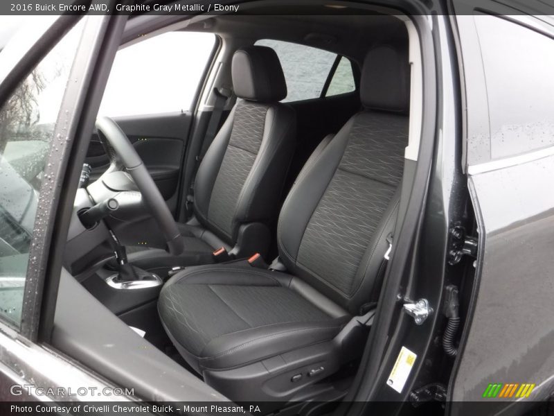 Graphite Gray Metallic / Ebony 2016 Buick Encore AWD