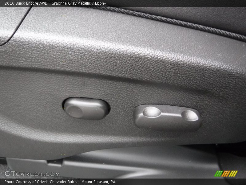 Graphite Gray Metallic / Ebony 2016 Buick Encore AWD