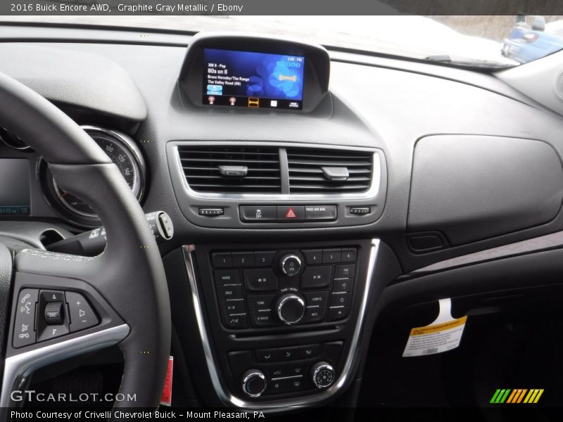 Graphite Gray Metallic / Ebony 2016 Buick Encore AWD