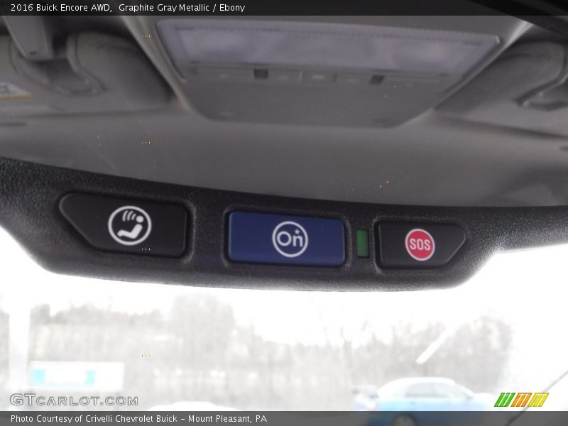 Graphite Gray Metallic / Ebony 2016 Buick Encore AWD