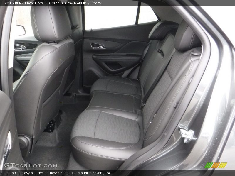 Rear Seat of 2016 Encore AWD