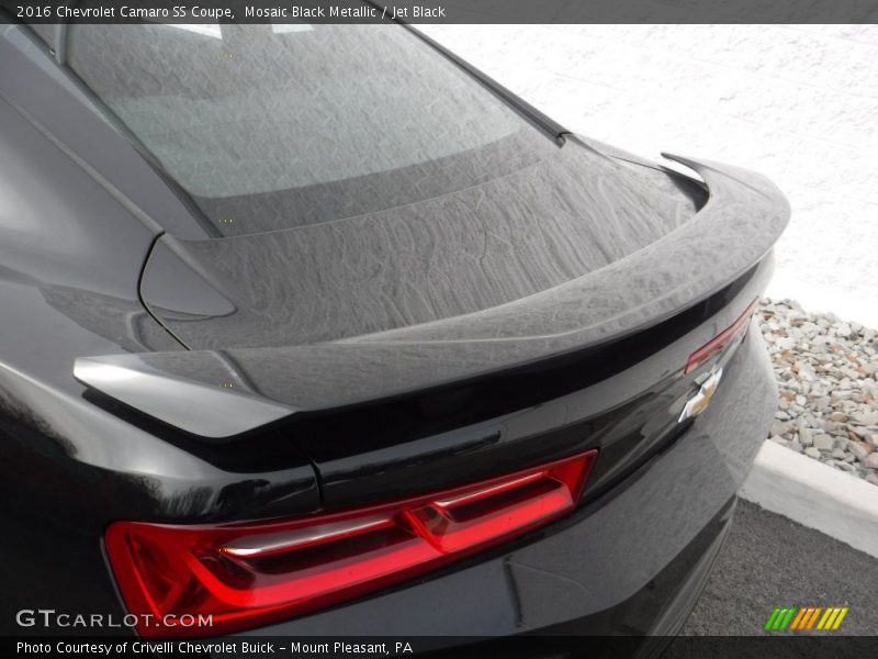 Mosaic Black Metallic / Jet Black 2016 Chevrolet Camaro SS Coupe