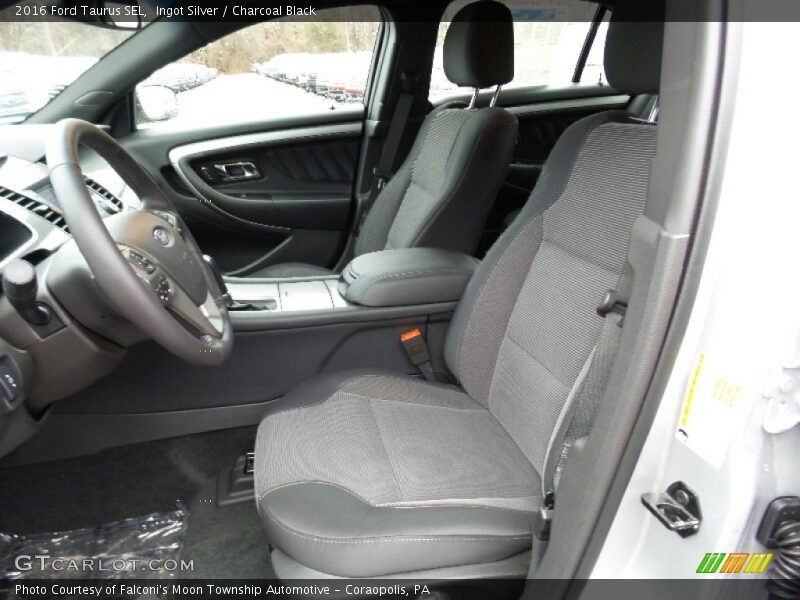 Ingot Silver / Charcoal Black 2016 Ford Taurus SEL
