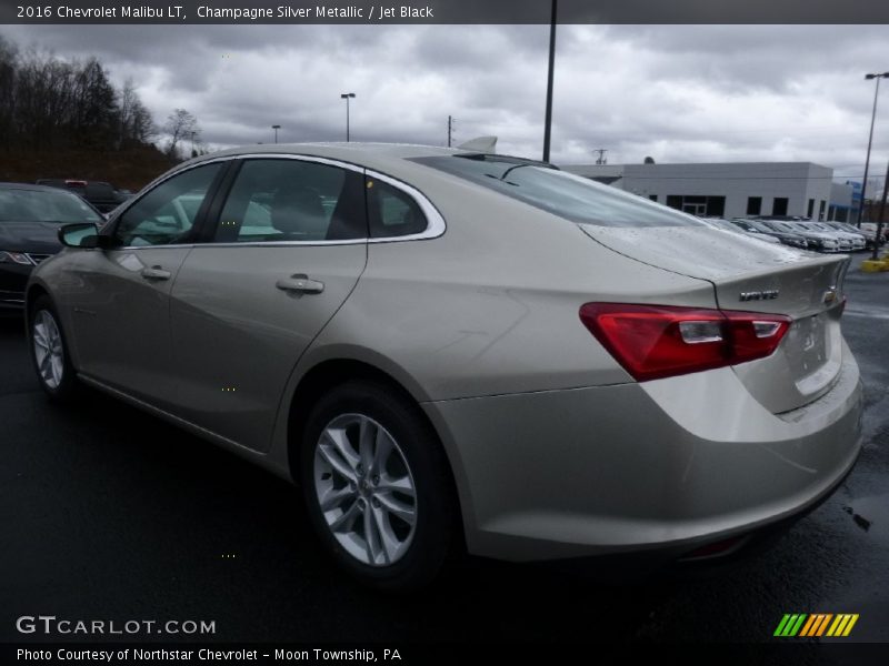 Champagne Silver Metallic / Jet Black 2016 Chevrolet Malibu LT