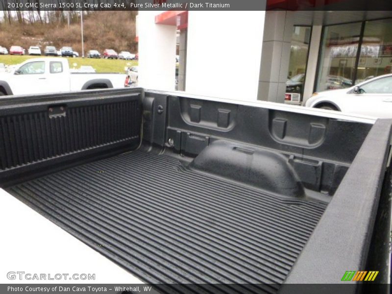 Pure Silver Metallic / Dark Titanium 2010 GMC Sierra 1500 SL Crew Cab 4x4